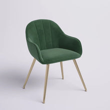 Load image into Gallery viewer, Julian Velvet Upholstered Arm Chair
