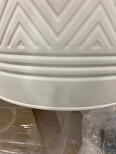 Load image into Gallery viewer, White/Gold Aiden 2 Piece Metal Pot Planter Set 4542RR
