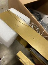 Load image into Gallery viewer, Gold Tenon 1 - Light Kitchen Island Linear LED Pendant GOLD
