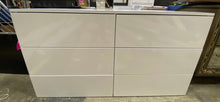 Load image into Gallery viewer, Basic 6 Drawer 56'' W Dressser White 7880RR-OB
