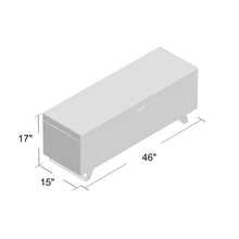 Load image into Gallery viewer, Kace Solid Wood Lift Top Sled Coffee Table with Storage 6964RR-OB
