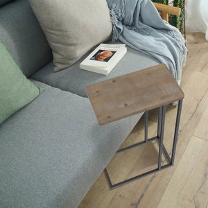 Kadlec 25.25'' Tall Solid Wood C Table End Table