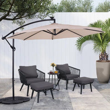 Load image into Gallery viewer, Kaia 120&#39;&#39; Lighted Cantilever Umbrella 10&#39; x 10&#39;

