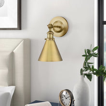 Load image into Gallery viewer, Kairi 1 - Light Dimmable Armed Sconce 2582CDR/GL
