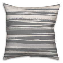 Load image into Gallery viewer, 16&quot; x 16&quot; Gray Kaitlynn Ink Throw Pillow (Set of 4)
