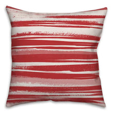Load image into Gallery viewer, 16&quot; x 16&quot; Red Kaitlynn Ink Throw Pillow (SET OF 2)
