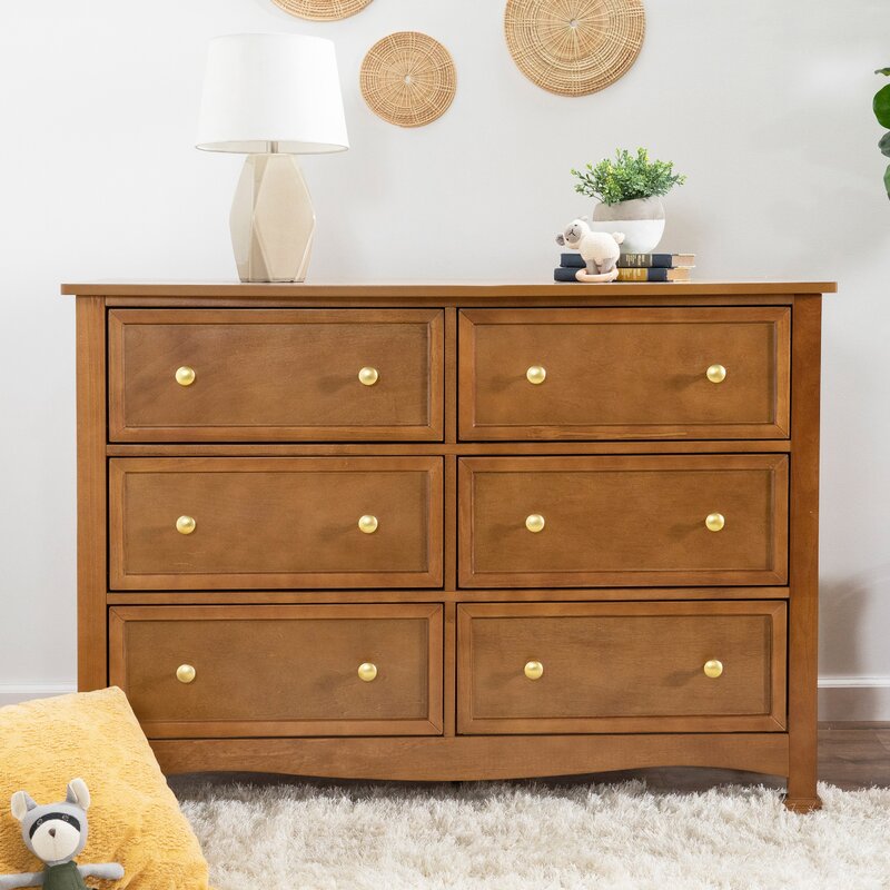 Chestnut Kalani 6 Drawer Double Dresser 7757RR