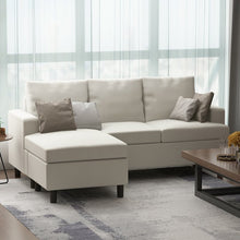 Load image into Gallery viewer, Kamilya 73.23&quot; Wide Reversible Sofa &amp; Chaise with Ottoman

