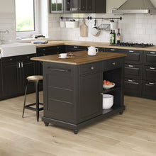 Load image into Gallery viewer, Kanisha Gilchrist Kitchen Island Set with Manufactured Wood Top 3642RR
