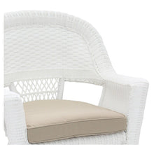 Load image into Gallery viewer, 36&quot; H x 26&quot; W White  Karan and Wicker Lane Patio Chair 5447RR
