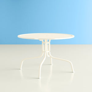 Steel White Dining Table #9521