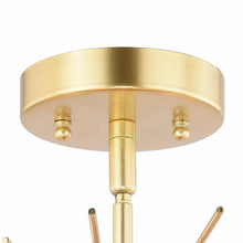Load image into Gallery viewer, Karissa Sputnik Sphere Semi Flush Mount, 9.5&quot; H x 24&quot; W x 24&quot; D
