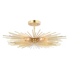 Load image into Gallery viewer, Karissa Sputnik Sphere Semi Flush Mount, 9.5&quot; H x 24&quot; W x 24&quot; D
