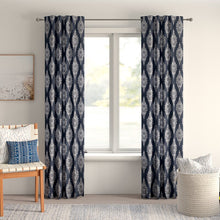Load image into Gallery viewer, Kassie Damask Room Darkening Thermal Grommet Curtain Panels (Set of 8) 1685CDR
