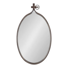 Load image into Gallery viewer, Kate and Laurel Yitro Round Wall Mirror - 20x34 7485
