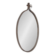 Load image into Gallery viewer, Kate and Laurel Yitro Round Wall Mirror - 20x34 7485
