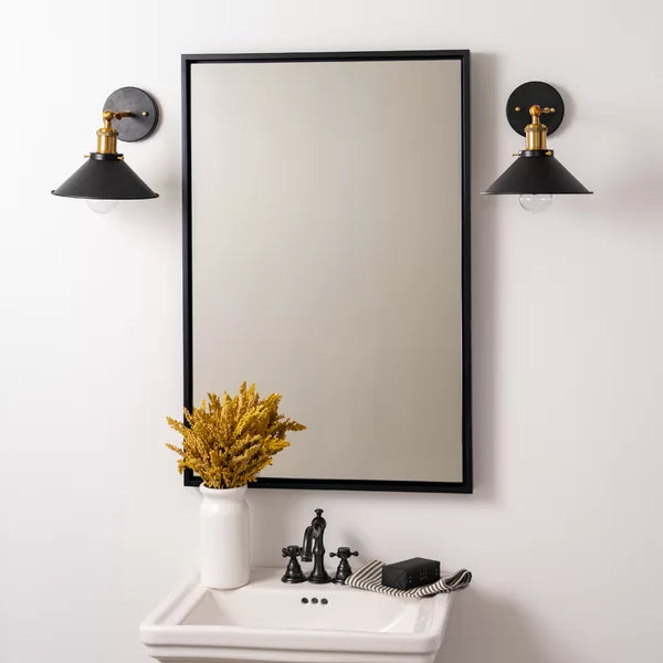 Black Kato Bathroom/Vanity Mirror