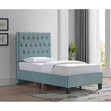 Load image into Gallery viewer, Kayden Tufted Upholstered Low Profile Standard Bed twin
