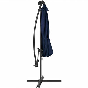 Kayleigh 10' Cantilever Umbrella, Color: Navy Blue, #6259