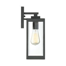 Load image into Gallery viewer, Kaylie Earth Black 1 - Bulb Outdoor Wall Lantern MR32
