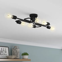 Load image into Gallery viewer, Kazutoshi 6 - Light 5.12&#39;&#39; Sputnik Modern Linear Semi Flush Mount
