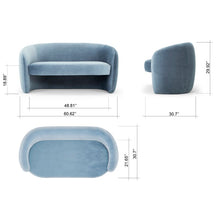 Load image into Gallery viewer, Kearney 60&quot; Flared Arm Loveseat 4974RR
