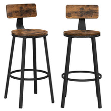Load image into Gallery viewer, Rustic Brown Keelon 28.7&quot; Bar Stool (Set of 2)
