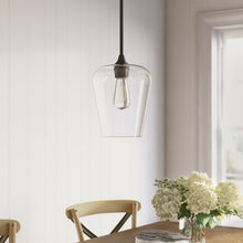 Load image into Gallery viewer, English Bronze Keener 1 - Light Single Bell Pendant 1919AH
