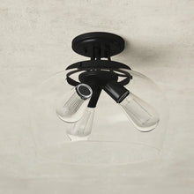 Load image into Gallery viewer, Keener 3 - Light 13&#39;&#39; Dome Semi Flush Mount
