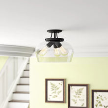 Load image into Gallery viewer, Keener 3 - Light 13&#39;&#39; Dome Semi Flush Mount
