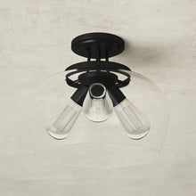 Load image into Gallery viewer, Keener 3 - Light 13&#39;&#39; Dome Semi Flush Mount
