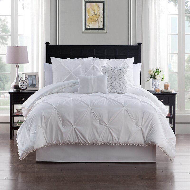Keesey Reversible 7 Piece Comforter Set 1357CDR