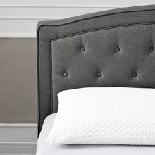 Load image into Gallery viewer, Queen Gray Kegler Tufted Upholstered Low Profile Platform Bed
