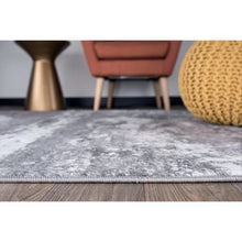 Load image into Gallery viewer, Kehly Abstract Area Rug in Gray 2 x 7
