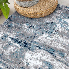 Load image into Gallery viewer, Kehly Abstract Machine Woven Area Rug in Gray/Blue 3&#39;3&quot; x 5&#39;,
