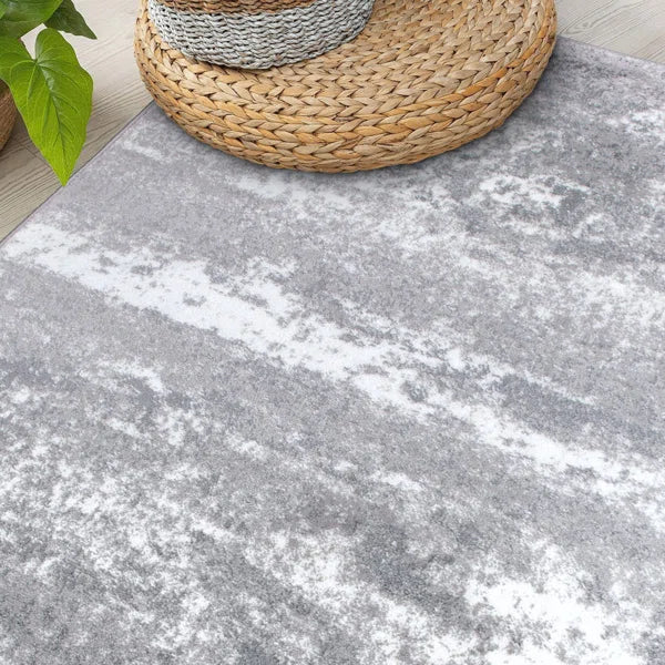 Kehly Power Loom Performance Gray Rug 5' x 7'