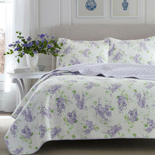Load image into Gallery viewer, Keighley Pastel Purple Quilt Set 1420CDR
