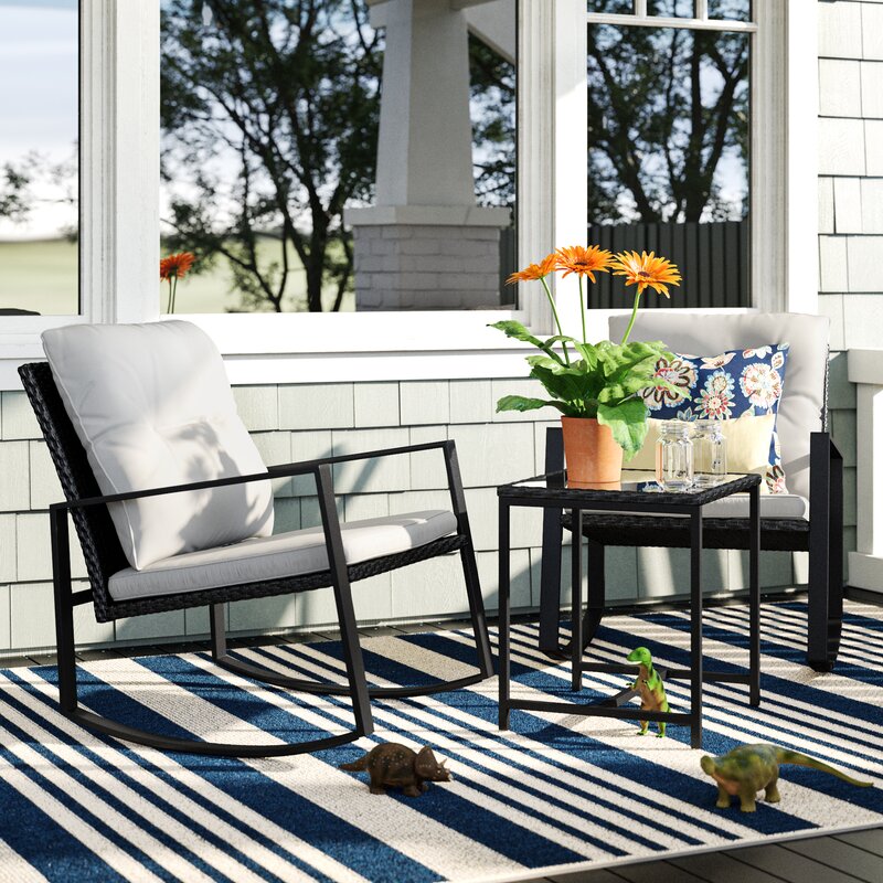 Kemmer Metal 2 - Person Seating Group with Cushions MRM3771