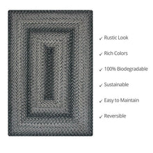 Load image into Gallery viewer, Kempf Jute Braided 30 in. x 20 in. Indoor Only Door Mat Rectangular #2547HW
