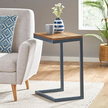 Load image into Gallery viewer, Kendly 25.5'' Tall Solid Wood C Table End Table
