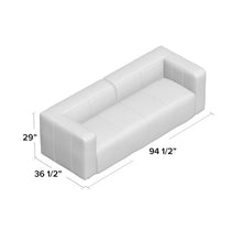 Load image into Gallery viewer, Kenisha 95" Square Arms Sofa Camel
