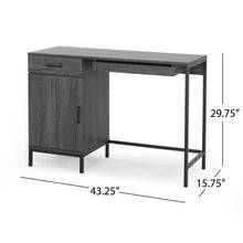 Load image into Gallery viewer, Kennedale Oak Dark Gray Desk (224MM)
