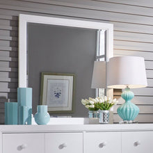 Load image into Gallery viewer, White Kennell Beveled Dresser Mirror - AS IS (248MM)

