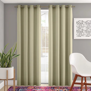 Kennith Polyester Curtain, 52" W x 84" L (Set of 2)