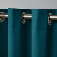 Load image into Gallery viewer, Kennith Solid Max Blackout Thermal Grommet Curtain Panels, 52&quot; W x 84&quot; L, (Set of 2)
