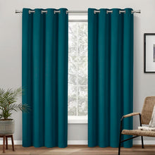 Load image into Gallery viewer, Kennith Solid Max Blackout Thermal Grommet Curtain Panels, 52&quot; W x 84&quot; L, (Set of 2)
