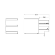 Load image into Gallery viewer, Kepner 19.49&#39;&#39; Tall 2 - Drawer Nightstand
