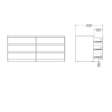 Load image into Gallery viewer, Coffee Kepner 6 Drawer Double Dresser - 701CE
