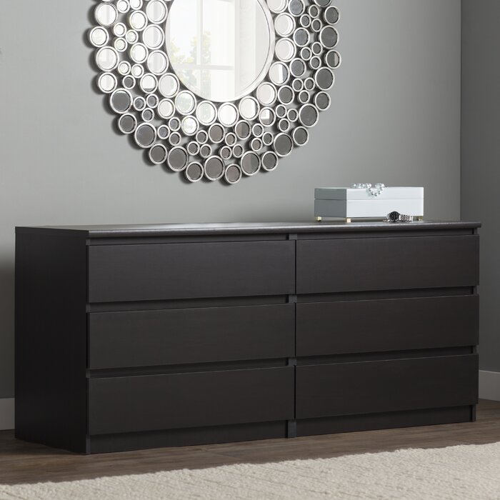 Kepner 6 Drawer Double Dresser Espresso #1820HW