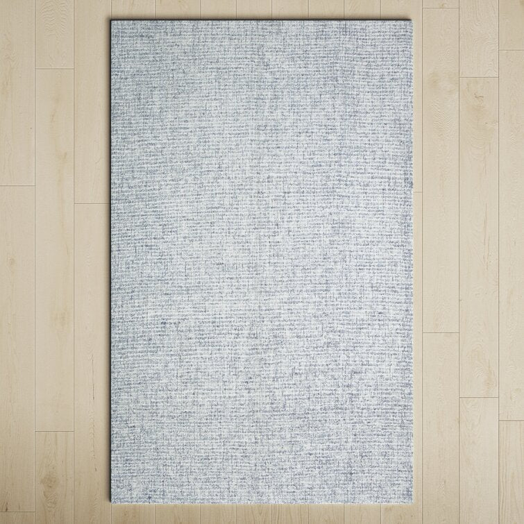 Kerley Handmade Tufted Wool Area Rug, Rectangle 5' x 8'